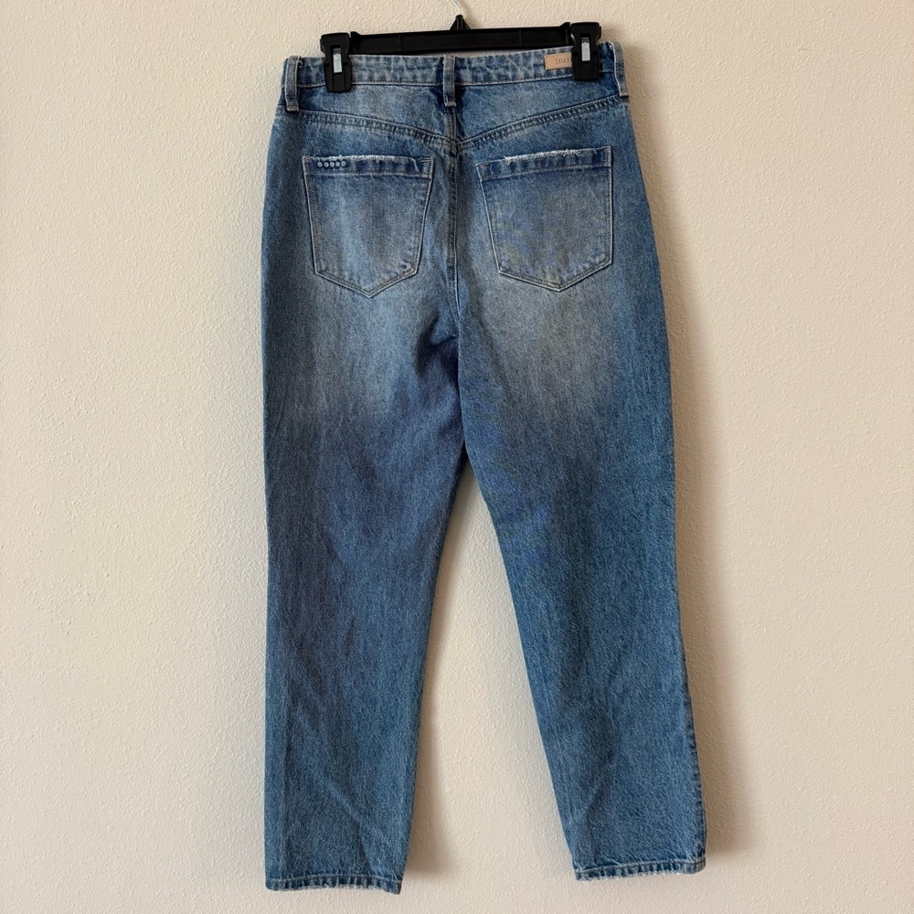 Blank NYC The Madison Crop high Rise Distressed Women's Jeans Button Fly 26 - Picture 5 of 8